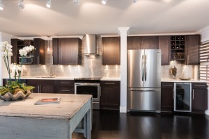 We love the stylish modern kitchen.