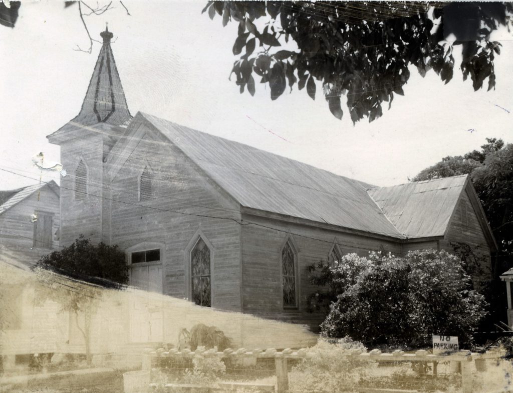 Photo taken by the Property Appraiser's office c1965; 824 Thomas St.; built 1920's; Zion Primitive Baptist Church; Tract 3, Sqr 2, Sub 5